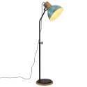 VidaXL Lampa stojąca, 25 W, postarzany niebieski, 30x30x100-150cm, E27