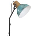 VidaXL Lampa stojąca, 25 W, postarzany niebieski, 30x30x100-150cm, E27