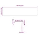 STOPNIE SCHODOWE 12 SZT. SUROWE 110X30X2CM LITE DREWNO DĘBOWE