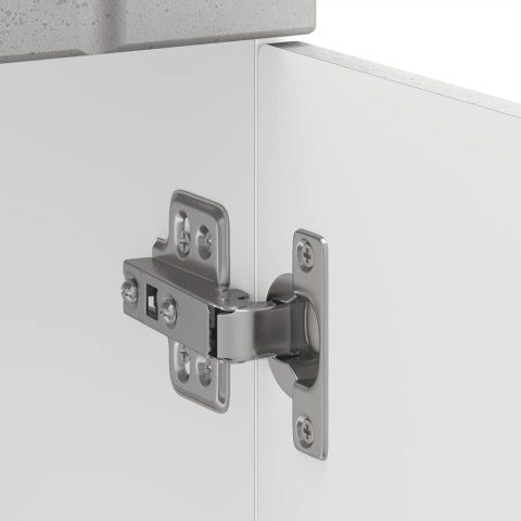 SZAFKA KUCHENNA DOLNA „LUCCA" BETONOWA SZAROŚĆ DREWNO KLEJONE