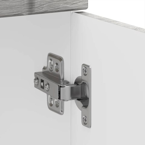 SZAFKA KUCHENNA DOLNA „LUCCA" SZARA SONOMA DREWNO KLEJONE