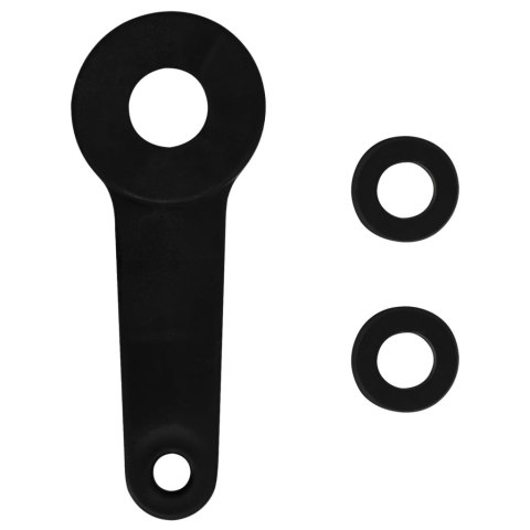 VidaXL Zestaw do odpowietrzania hamulców, biało-czarny, 3 L