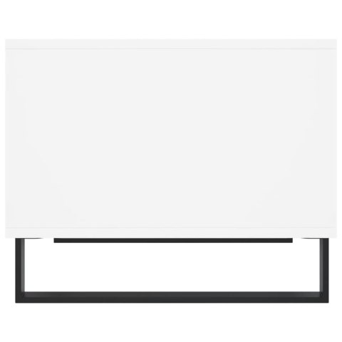 STOLIK KAWOWY BIAŁY 60X50X40CM MATERIAŁ DREWNOPOCHODNY