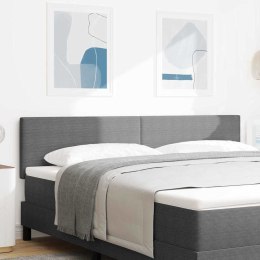 VidaXL Zagłówek Z zagłówkiem Jasnoszary 180 cm Skóra ekologiczna