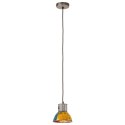 VidaXL Industrialna lampa wisząca, 25 W, kolorowa, okrągła, 17 cm, E27