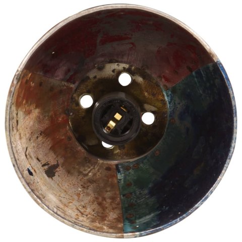 VidaXL Industrialna lampa wisząca, 25 W, kolorowa, okrągła, 17 cm, E27