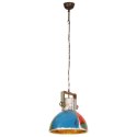 VidaXL Industrialna lampa wisząca, 25 W, kolorowa, okrągła, 40 cm, E27