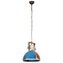 VidaXL Industrialna lampa wisząca, 25 W, kolorowa, okrągła, 40 cm, E27