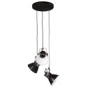 VidaXL Lampa wisząca, 25 W, czarna, 30x30x100 cm, 17 cm, E27