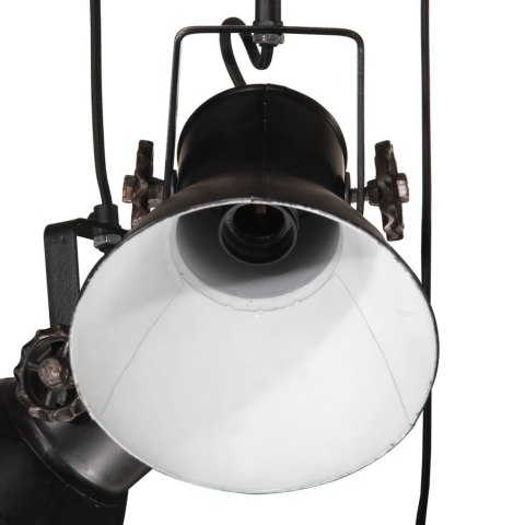 VidaXL Lampa wisząca, 25 W, czarna, 30x30x100 cm, 17 cm, E27