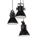 VidaXL Lampa wisząca, 25 W, czarna, 30x30x100 cm, 17 cm, E27