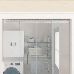 PŁYTKI MONTAŻOWE 4 SZT. SREBRNE 28CM STAL NIERDZEWNA