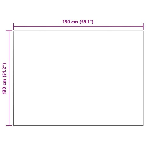 KOC CZARNY 130X150CM POLAR