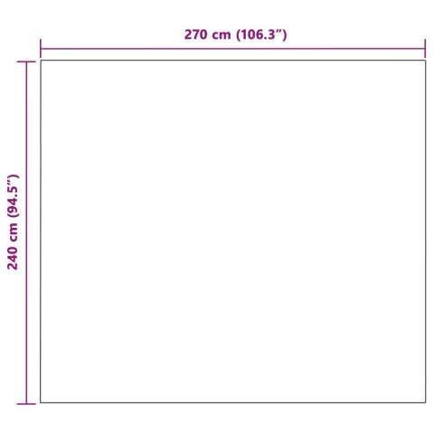 KOC GRANATOWY 240X270CM POLAR
