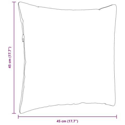 PODUSZKI NA SOFĘ 2 SZT. NIEBIESKI 45X 45CM TKANINA