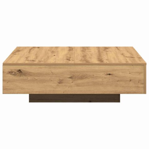 STOLIK KAWOWY DĄB RZEMIEŚLNICZY 100X100X31CM