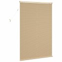 ŻALUZJA WENECKA JASNOBRĄZOWY ZE WZOREM 150X100CM PVC