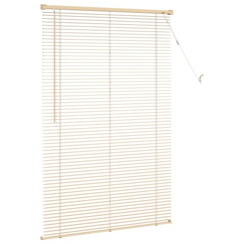 ŻALUZJA WENECKA JASNOBRĄZOWY ZE WZOREM 150X70CM PVC