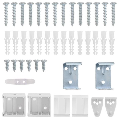 ŻALUZJA WENECKA Z REGULACJĄ BIAŁY 150X140CM PVC