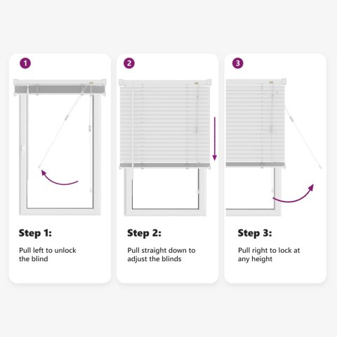 ŻALUZJA WENECKA Z REGULACJĄ BIAŁY 150X140CM PVC