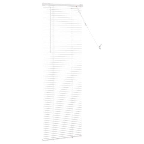 ŻALUZJA WENECKA Z REGULACJĄ BIAŁY 150X60CM PVC