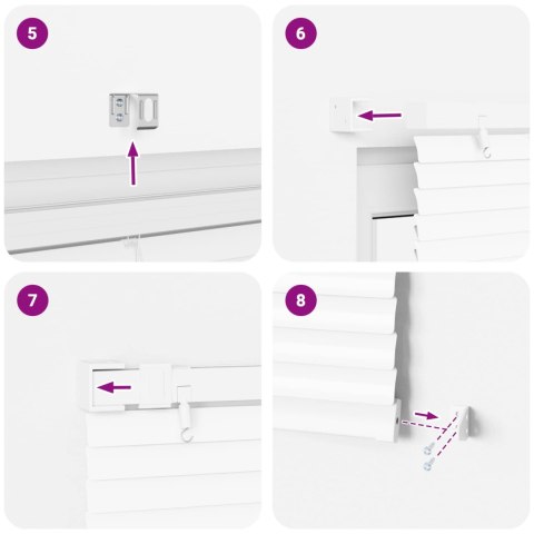 ŻALUZJA WENECKA Z REGULACJĄ BIAŁY 213X140CM PVC