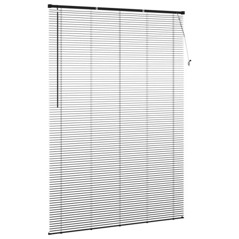 ŻALUZJA WENECKA Z REGULACJĄ CZARNY 213X160CM PVC