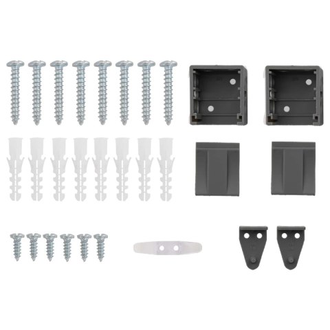 ŻALUZJA WENECKA Z REGULACJĄ SREBRNOSZARY 150X50CM PVC