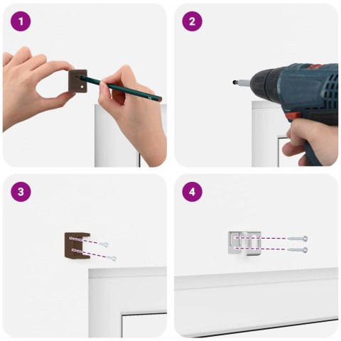 ŻALUZJA WENECKA CIEMNOBRĄZOWY ZE WZOREM 150X140CM PVC