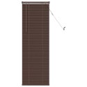 ŻALUZJA WENECKA CIEMNOBRĄZOWY ZE WZOREM 150X40CM PVC