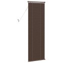ŻALUZJA WENECKA CIEMNOBRĄZOWY ZE WZOREM 150X40CM PVC