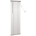 ŻALUZJA WENECKA CIEMNOBRĄZOWY ZE WZOREM 150X50CM PVC