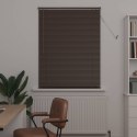 ŻALUZJA WENECKA CIEMNOBRĄZOWY ZE WZOREM 150X70CM PVC