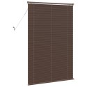 ŻALUZJA WENECKA CIEMNOBRĄZOWY ZE WZOREM 150X90CM PVC