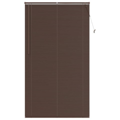 ŻALUZJA WENECKA CIEMNOBRĄZOWY ZE WZOREM 213X120CM PVC