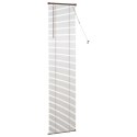 ŻALUZJA WENECKA CIEMNOBRĄZOWY ZE WZOREM 213X50CM PVC