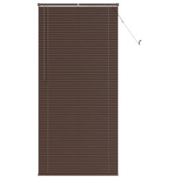 ŻALUZJA WENECKA CIEMNOBRĄZOWY ZE WZOREM 213X70CM PVC