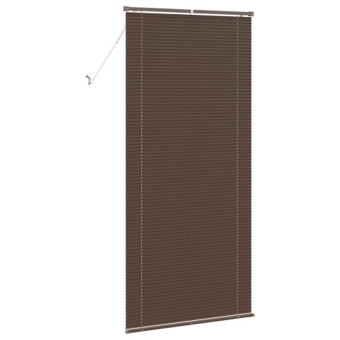 ŻALUZJA WENECKA CIEMNOBRĄZOWY ZE WZOREM 213X80CM PVC