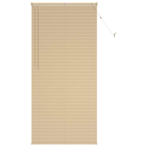 ŻALUZJA WENECKA JASNOBRĄZOWY ZE WZOREM 213X100CM PVC