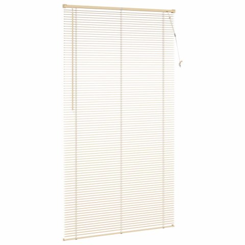 ŻALUZJA WENECKA JASNOBRĄZOWY ZE WZOREM 213X110CM PVC