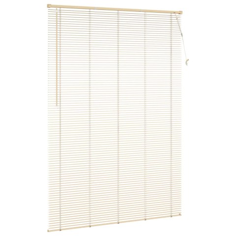 ŻALUZJA WENECKA JASNOBRĄZOWY ZE WZOREM 213X160CM PVC