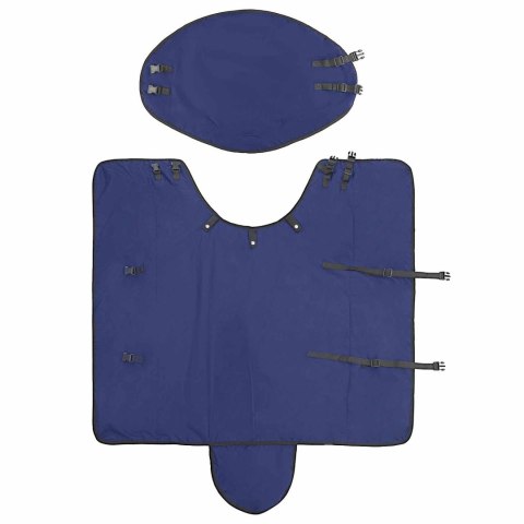 Koc dla Koni Ciemna Zieleń i Czerń 145CM