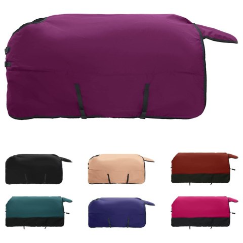 Koc dla Koni Ciemna Zieleń i Czerń 165CM