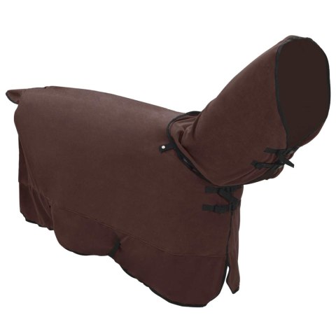 DERKA DLA KONIA 205X233 CM CIEMNY BRĄZ ZIMOWA CIEPŁA ODDYCHAJĄCA MOCNA 1,5KG
