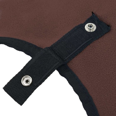 DERKA DLA KONIA 205X233 CM CIEMNY BRĄZ ZIMOWA CIEPŁA ODDYCHAJĄCA MOCNA 1,5KG