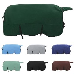 Koc dla Koni Pełny ciemnozielony