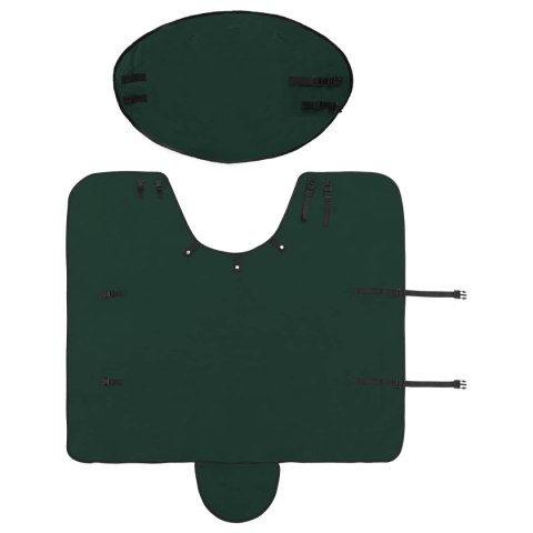 Koc dla Koni Pełny ciemnozielony