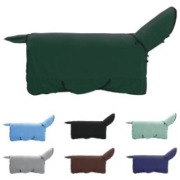 Koc dla Koni Pełny ciemnozielony