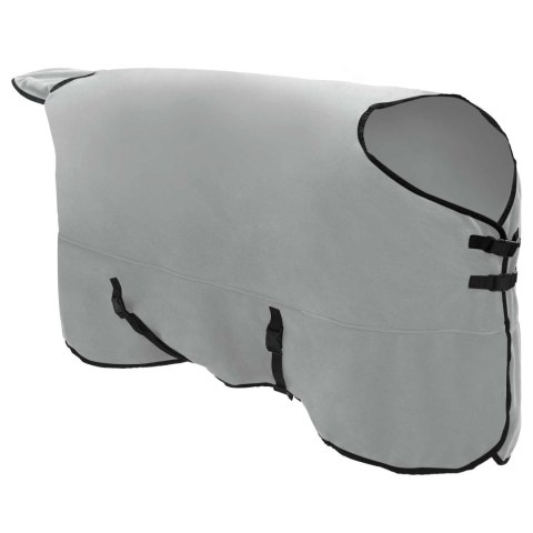 DERKA DLA KONIA 205X233 CM JASNOSZARA RÓŻOWA ZIMOWA CIEPŁA ODDYCHAJĄCA MOCNA