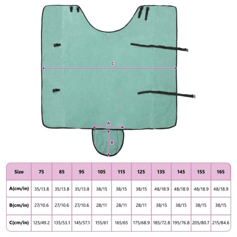 KOC DLA KONIA DERKA ZIMOWA 205X233 AKSAMITNA CIEPŁA WYTRZYMAŁA PRANIE PRALKA